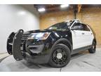 2018 Ford Explorer Police AWD Red/Blue Lightbar, Dual Partition, Laptop Console