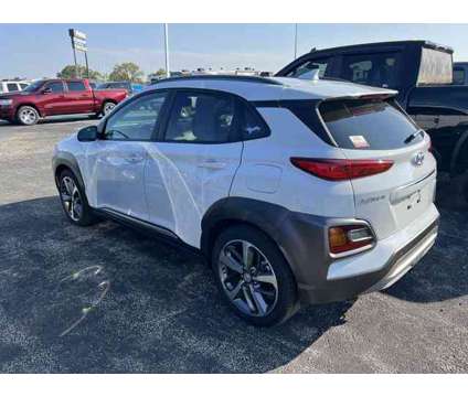 2021 Hyundai Kona Ultimate is a White 2021 Hyundai Kona Ultimate Car for Sale in Bourbonnais IL