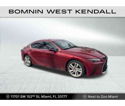 2022 Lexus IS 300 is a Red 2022 Lexus IS Sedan in Miami FL