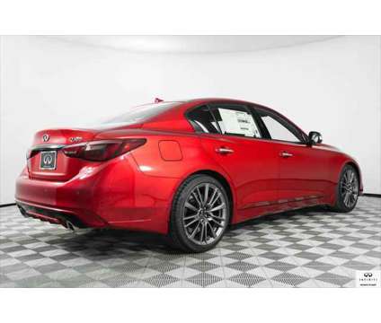 2024 Infiniti Q50 RED SPORT 400 is a Red 2024 Infiniti Q50 Sedan in Stuart FL