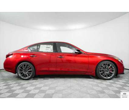 2024 Infiniti Q50 RED SPORT 400 is a Red 2024 Infiniti Q50 Sedan in Stuart FL