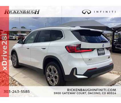 2023 BMW X1 xDrive28i is a White 2023 BMW X1 xDrive 28i SUV in Dacono CO