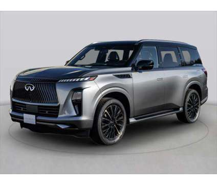 2025 Infiniti QX80 LUXE AWD is a White 2025 Infiniti QX80 SUV in Dacono CO