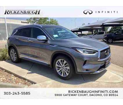 2024 Infiniti QX50 LUXE AWD is a Grey 2024 Infiniti QX50 Luxe SUV in Dacono CO