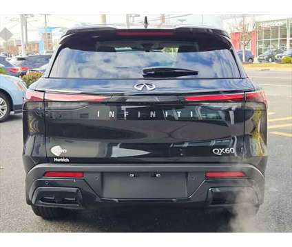 2024 Infiniti QX60 LUXE AWD is a Black 2024 Infiniti QX60 Luxe SUV in Newark DE