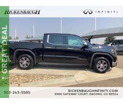 2024 GMC Sierra 1500 SLT is a Black 2024 GMC Sierra 1500 SLT Truck in Dacono CO