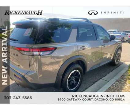 2023 Nissan Pathfinder Rock Creek 4WD is a Black 2023 Nissan Pathfinder SUV in Dacono CO