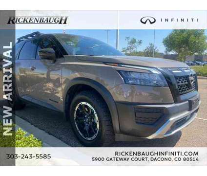 2023 Nissan Pathfinder Rock Creek 4WD is a Black 2023 Nissan Pathfinder SUV in Dacono CO