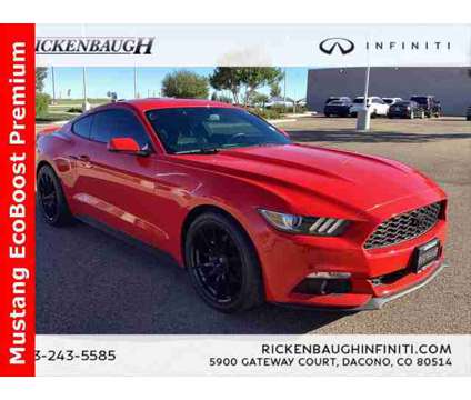 2016 Ford Mustang EcoBoost is a Red 2016 Ford Mustang EcoBoost Coupe in Dacono CO