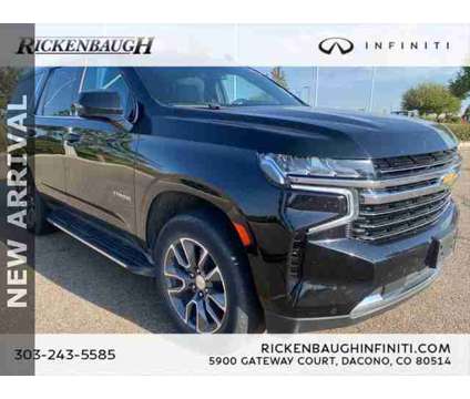 2023 Chevrolet Tahoe 4WD LT is a Black 2023 Chevrolet Tahoe 4WD SUV in Dacono CO