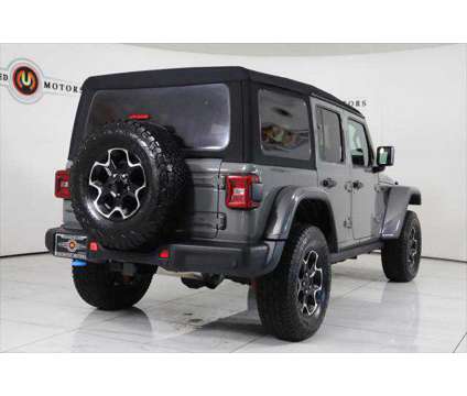 2021 Jeep Wrangler 4xe Unlimited Rubicon 4xe is a Grey 2021 Jeep Wrangler Unlimited Rubicon SUV in Westfield IN