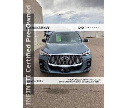 2023 Infiniti QX55 ESSENTIAL AWD is a Grey 2023 Station Wagon in Dacono CO