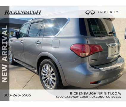 2015 Infiniti QX80 Base is a Grey 2015 Infiniti QX80 Base SUV in Dacono CO