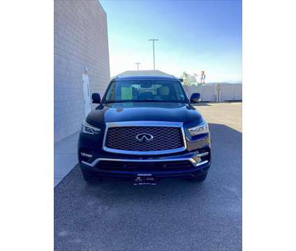 2024 Infiniti QX80 LUXE AWD is a Blue 2024 Infiniti QX80 SUV in Dacono CO