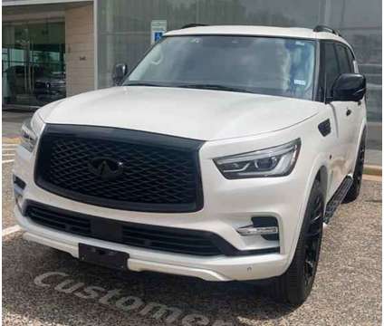 2019 Infiniti QX80 LUXE is a White 2019 Infiniti QX80 SUV in Fort Worth TX