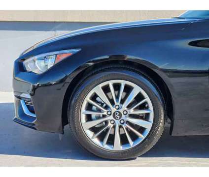 2024 Infiniti Q50 LUXE is a Black 2024 Infiniti Q50 Sedan in Dallas TX