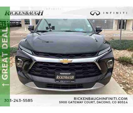 2023 Chevrolet Blazer AWD 3LT is a Black 2023 Chevrolet Blazer 2dr SUV in Dacono CO