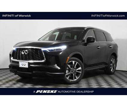 2025 Infiniti QX60 LUXE AWD is a Black 2025 Infiniti QX60 Luxe SUV in Warwick RI