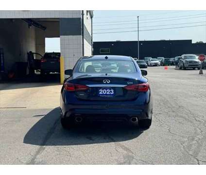 2023 Infiniti Q50 LUXE AWD is a Blue 2023 Infiniti Q50 Sedan in Indianapolis IN