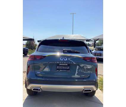 2024 Infiniti QX50 LUXE AWD is a Grey 2024 Infiniti QX50 Luxe SUV in Dacono CO