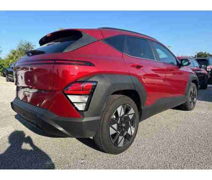 2024 Hyundai Kona SEL is a Red 2024 Hyundai Kona SEL SUV in Orlando FL