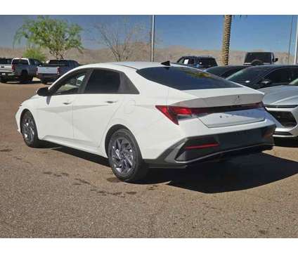 2024 Hyundai Elantra SEL is a White 2024 Hyundai Elantra Sedan in Surprise AZ