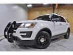 2018 Ford Explorer Police AWD Blue Lightbar and LED Lights, Dual Partition