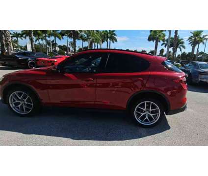 2018 Alfa Romeo Stelvio Ti is a Red 2018 Alfa Romeo Stelvio Ti SUV in Barrington IL