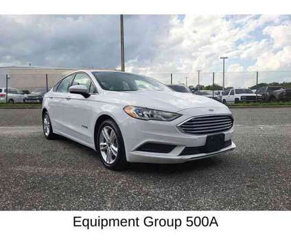 2018 Ford Fusion Hybrid S is a White 2018 Ford Fusion Hybrid S Hybrid in Orlando FL