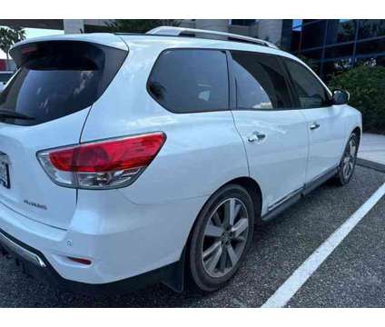 2015 Nissan Pathfinder Platinum is a White 2015 Nissan Pathfinder Platinum Car for Sale in Orlando FL