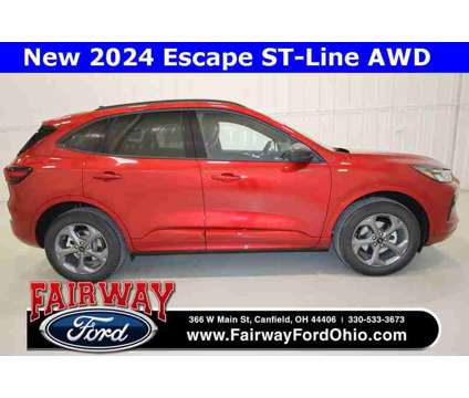 2024 Ford Escape ST-Line is a Red 2024 Ford Escape S SUV in Canfield OH