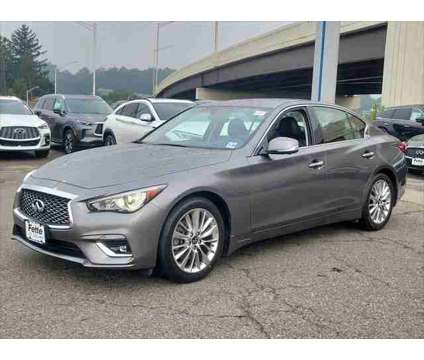 2021 Infiniti Q50 LUXE AWD is a Grey 2021 Infiniti Q50 Sedan in Clifton NJ