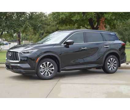 2025 Infiniti QX60 PURE is a Black 2025 Infiniti QX60 Pure SUV in Houston TX