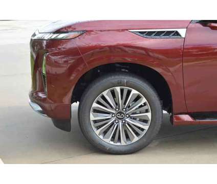 2025 Infiniti QX80 SENSORY AWD is a Red 2025 Infiniti QX80 SUV in Houston TX