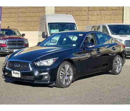 2022 Infiniti Q50 SENSORY AWD is a Black 2022 Infiniti Q50 Sedan in Clifton NJ