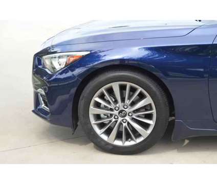 2023 Infiniti Q50 LUXE is a Blue 2023 Infiniti Q50 Sedan in Houston TX