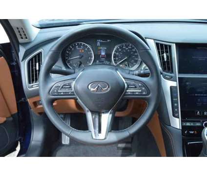 2023 Infiniti Q50 LUXE is a Blue 2023 Infiniti Q50 Sedan in Houston TX