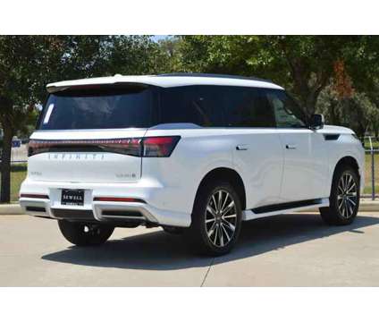 2025 Infiniti QX80 SENSORY AWD is a White 2025 Infiniti QX80 SUV in Houston TX