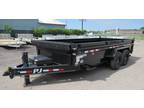 2025 PJ Trailers DL 83"x16ft Dump Trailer - 7k Axles