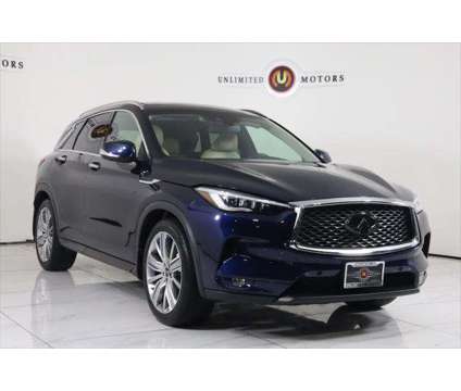 2022 Infiniti QX50 SENSORY AWD is a Blue 2022 Infiniti QX50 SUV in Westfield IN