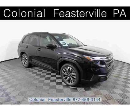 2025 Subaru Forester Touring is a Black 2025 Subaru Forester 2.5i SUV in Feasterville Trevose PA