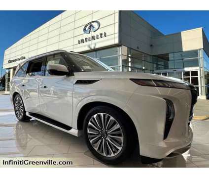 2025 Infiniti QX80 SENSORY AWD is a White 2025 Infiniti QX80 Car for Sale in Greenville SC