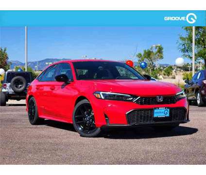 2025 Honda Civic Sport is a Red 2025 Honda Civic Sport Sedan in Colorado Springs CO