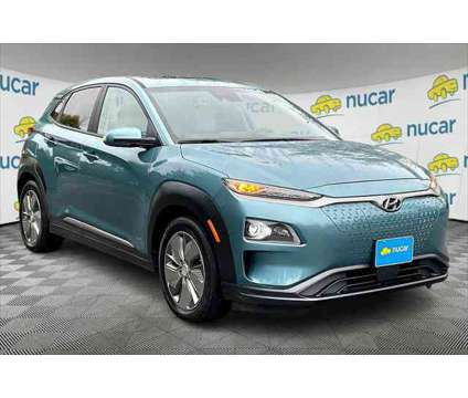 2021 Hyundai Kona Electric Ultimate is a Blue 2021 Hyundai Kona SUV in Norwood MA