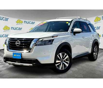 2023 Nissan Pathfinder SL 4WD is a White 2023 Nissan Pathfinder SL SUV in Norwood MA