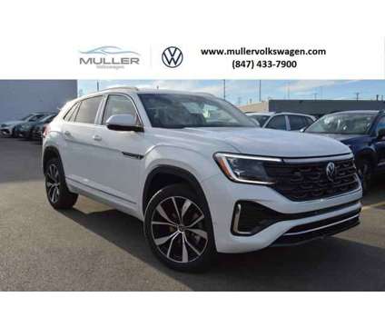 2024 Volkswagen Atlas Cross Sport 2.0T SEL Premium R-Line is a White 2024 Volkswagen Atlas SUV in Highland Park IL