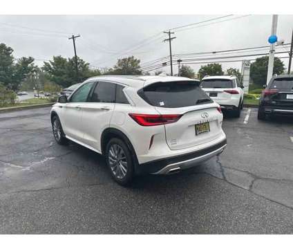 2024 Infiniti QX50 LUXE AWD is a White 2024 Infiniti QX50 Luxe Station Wagon in Flemington NJ