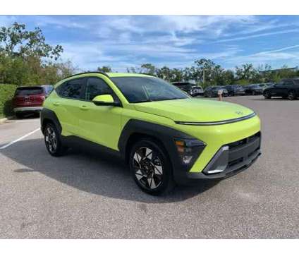 2024 Hyundai Kona SEL is a Yellow 2024 Hyundai Kona SEL SUV in New Port Richey FL