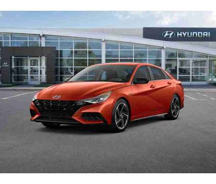 2022 Hyundai Elantra N Line is a Orange 2022 Hyundai Elantra Sedan in Valley Stream NY