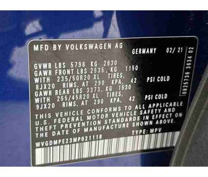 2021 Volkswagen ID.4 1st Edition is a Blue 2021 SUV in Cincinnati OH